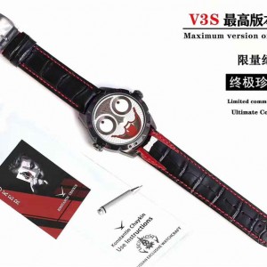 TW厂俄罗斯切金小丑V3S版本-TW俄罗斯小丑手表做工好吗？