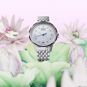 瑞士美度表全新花淅系列长动能女士腕表，公价8900