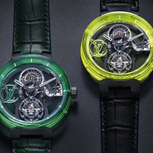 路易威登手表Tambour Moon Tourbillon Volant蓝宝石