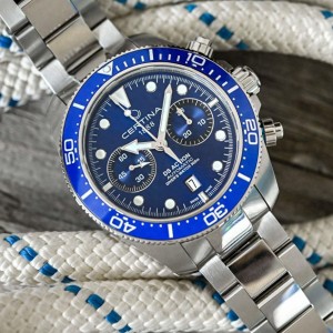 雪铁纳推出全新DS Action Diver Chrono潜水计时腕表