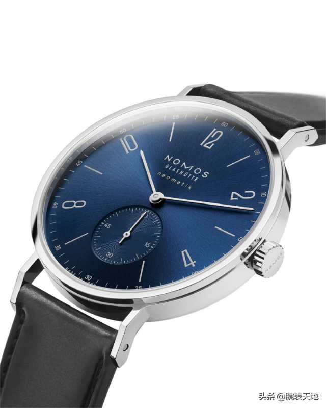 nomos手表Tangente neomatik blue gold颜值炸裂-第1张图片