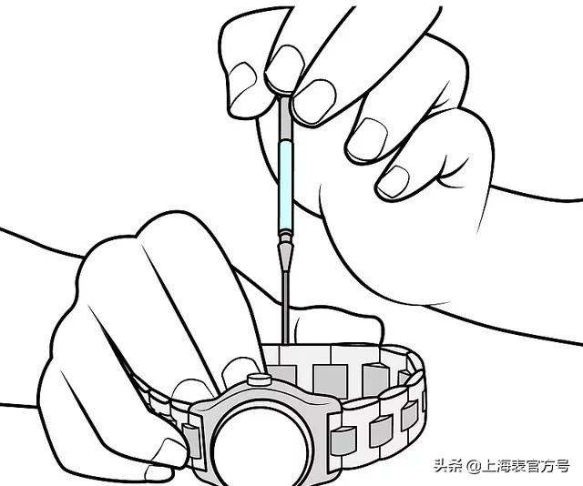 没有工具怎么调节钢带表带？在线教程-第19张图片