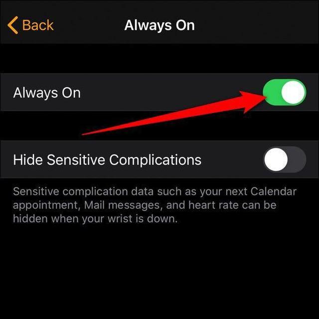 apple watch怎么关闭常亮？（iwatch夜间关闭常亮）-第6张图片