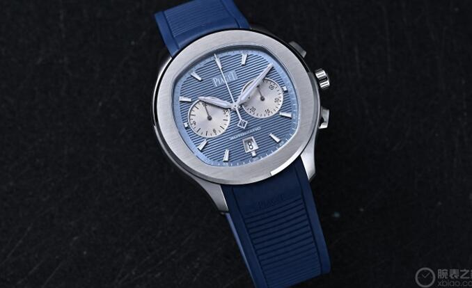  Piaget伯爵全新浅岩蓝色PoloChronograph计时码表，价格多少？-第1张图片