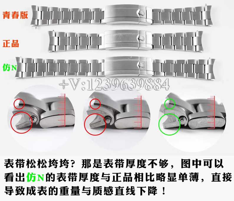 干货满满！N厂青春版劳力士绿水鬼，和正品对比测评-第12张图片