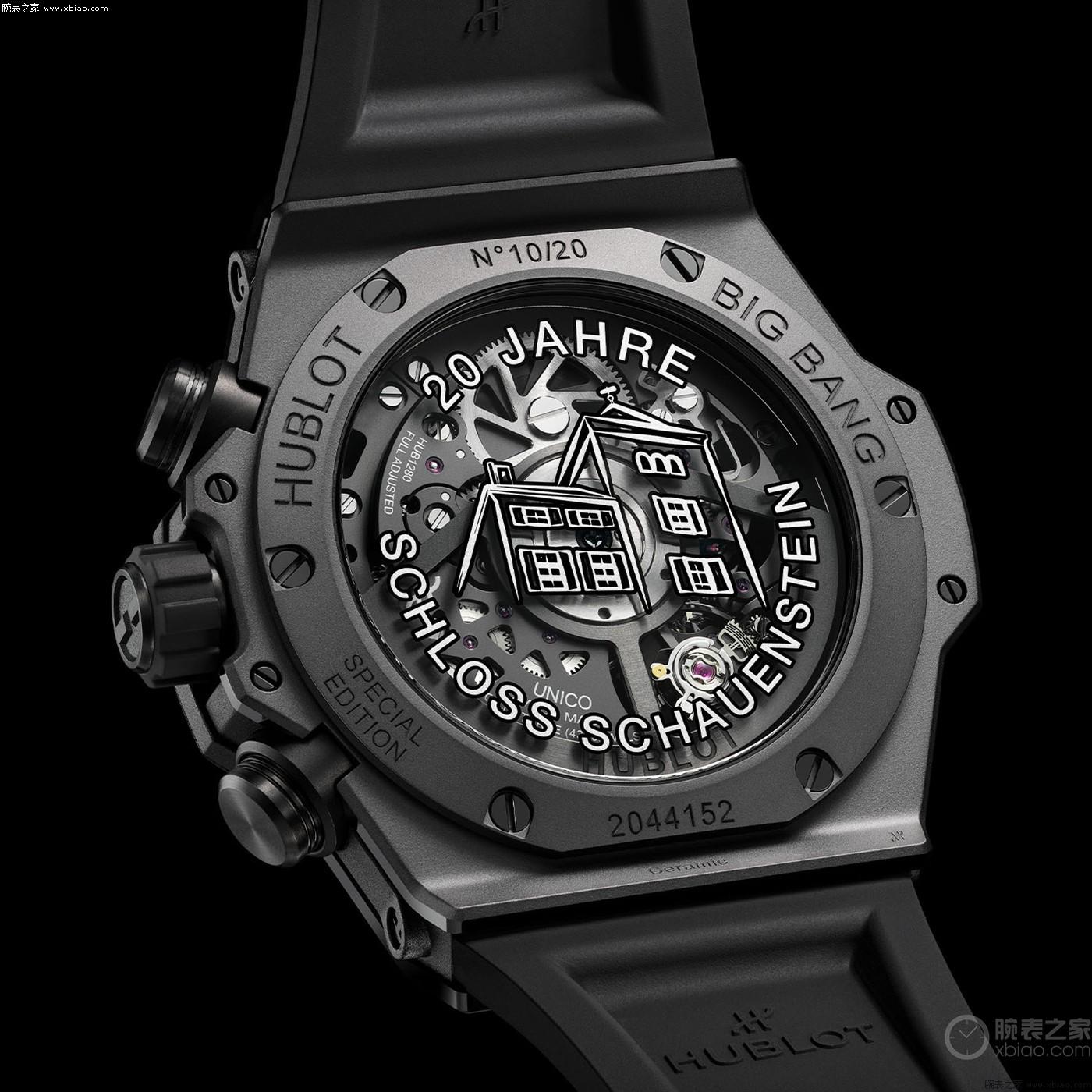 宇舶表推出Big Bang Unico All Black Schloss Schauenstein限量腕表-第4张图片