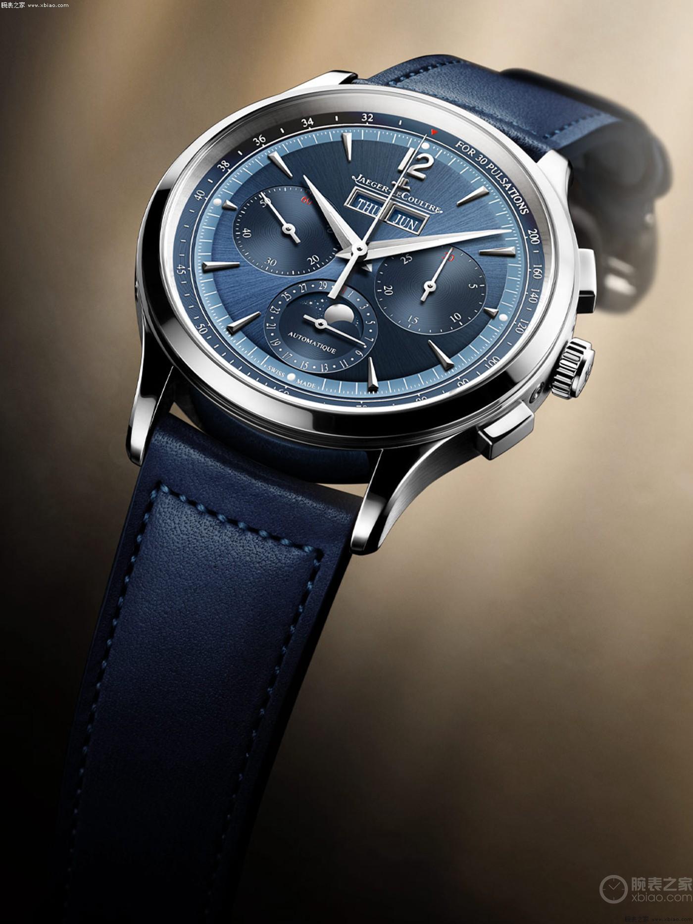 积家ChronographCalendar计时全历蓝色Q4138480，公价148000元-第4张图片